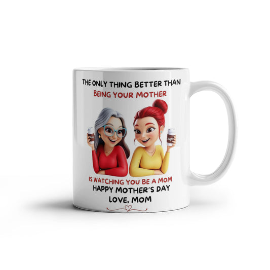 The Only Thing Better Than l Love Mom l White